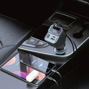 Porodo FWC068 65W Car Charger Dual Retractable Cable