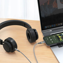 Load image into Gallery viewer, Porodo CBL029 Aux To Lightning Led Light Cable 1.2m-Grey
