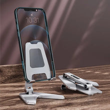 Load image into Gallery viewer, Porodo HS21 Aluminum Alloy Mobile Stand-Silver
