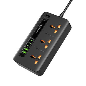 Porodo Multi-Port Power Hub 2 USB-A/3 Type-C