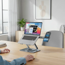 Load image into Gallery viewer, Porodo Foldable 360 Dual-Use Laptop Stand
