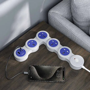 Porodo 2500W Multi-Socket Strip 3M-Grey