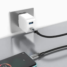 Load image into Gallery viewer, Porodo CBL026 Transparent Shell USB-C To Lightning Cable 1.2M-Black
