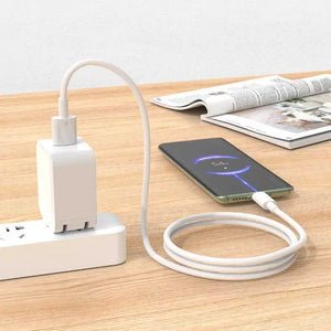 Porodo CBL001 USB-A to Type-C Durable Cable 1.2M-White