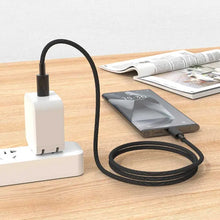 Load image into Gallery viewer, Porodo CBL003 USB-C to USB-C Durable Cable 1.2M-Black
