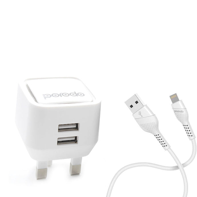 Intelligent Charger with Type-C Cable (White)
