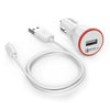 Anker PowerDrive+1 & Micro USB Cable 1 (White)