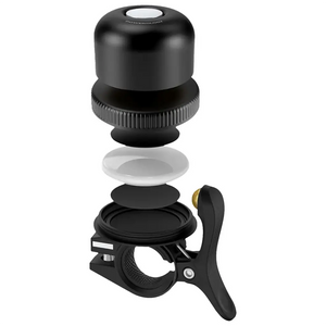Powerology Bicycle Scooter Bell With Airtag Mount