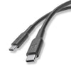 Powerology USB-C TO USB-C Data & Charge Cable 1.2M - Black