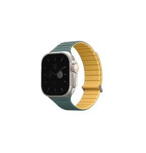 Uniq Revix Evo Strap For 45/49mm - Viridian Green/Burnt Yellow