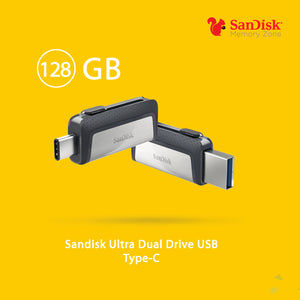 Dual Drive USB Type-C Storage 128 GB (Black) ||Code:60102