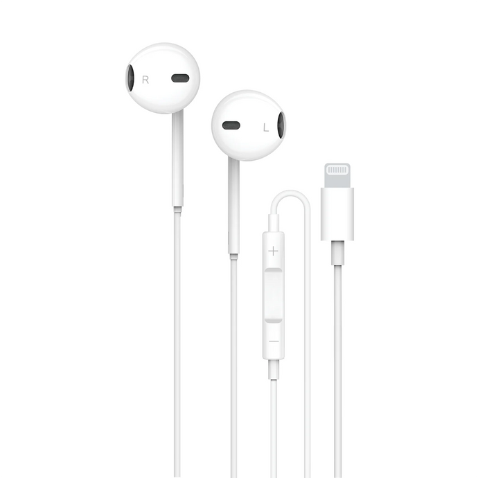 Pawa Chords Lite Edition Stereo Earphone Lightning-White