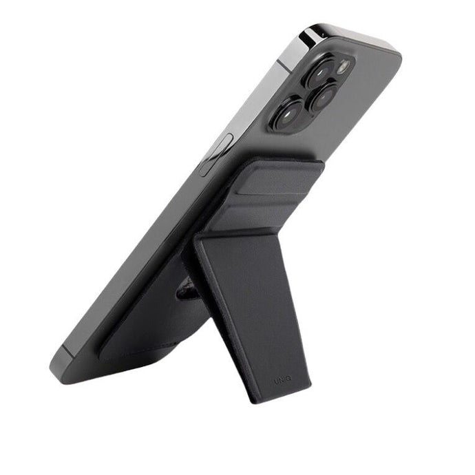 Uniq Lyft  Slim Magnetic Phone Stand and Card Holder-Black