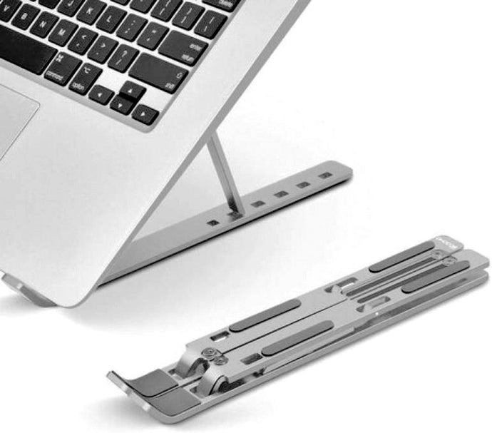 Green X-Foldable Laptop Stander - Gray