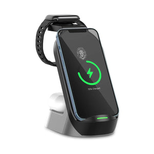 Green 4IN1 15W Fast Wireless Charger