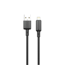 Load image into Gallery viewer, Pawa 3A USB-A To Lightning PVC Cable 1.2M-Black
