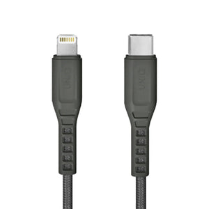 Uniq FLEX USB-C to Lightning 30cm - Gray