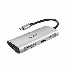Load image into Gallery viewer, Wiwu Alpha 8in1 USB-C Hub A831HRT
