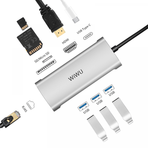 Wiwu Alpha 8in1 USB-C Hub A831HRT