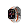 Pawa Lagos Limited Edition Silicon Strap For 45/49MM-Grey/Orange