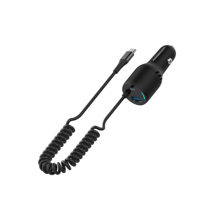 Powerology Triple Output Car Charger PD 45W