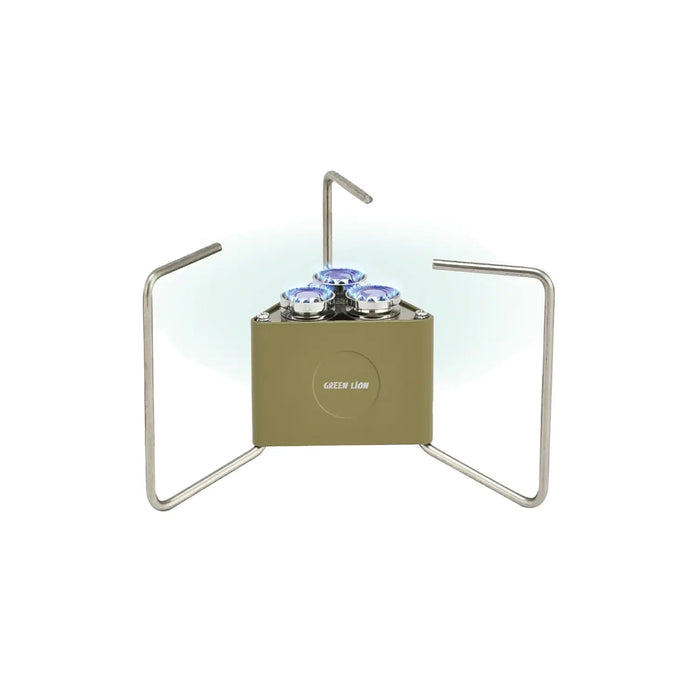 Green Lion 3-Burner Foldable Camping Stove