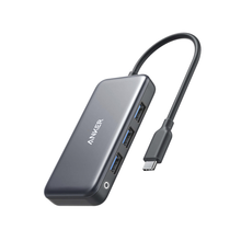 Load image into Gallery viewer, Anker Premium 4 in 1 USB-C Hub - Gray
