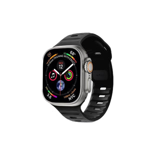 Pawa Lagos Silicon Strap For 45/49MM-Ultra Black
