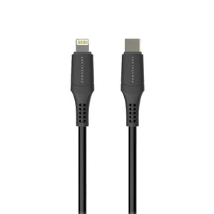 Powerology USB-C to Lightning Power Delivery Cable 1.2m - Black