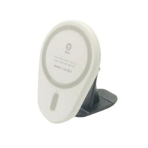 Green Wireless Car Charger 15w (White)