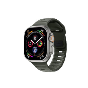 Pawa Lagos Silicon Strap For 45/49MM-Ash Green