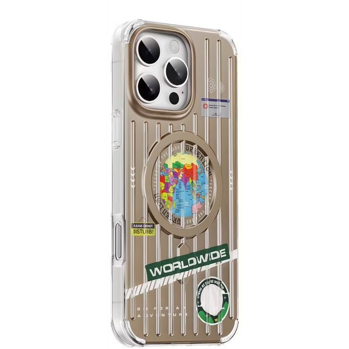 Green Lion Globe Magsafe Case For 16 ProMax