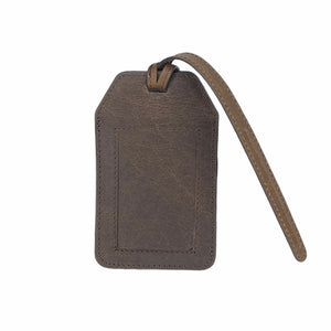 EXTEND Genuine Leather Bag tag 5266-02 (Brown)