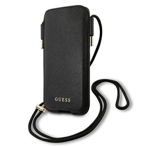 GUESS hand bag for iphone 12 pro - Black