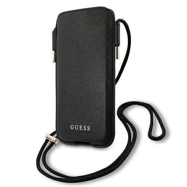 GUESS hand bag for iphone 12 pro - Black