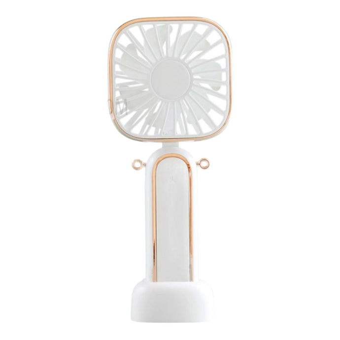 mosquito repellent handheld fan - White