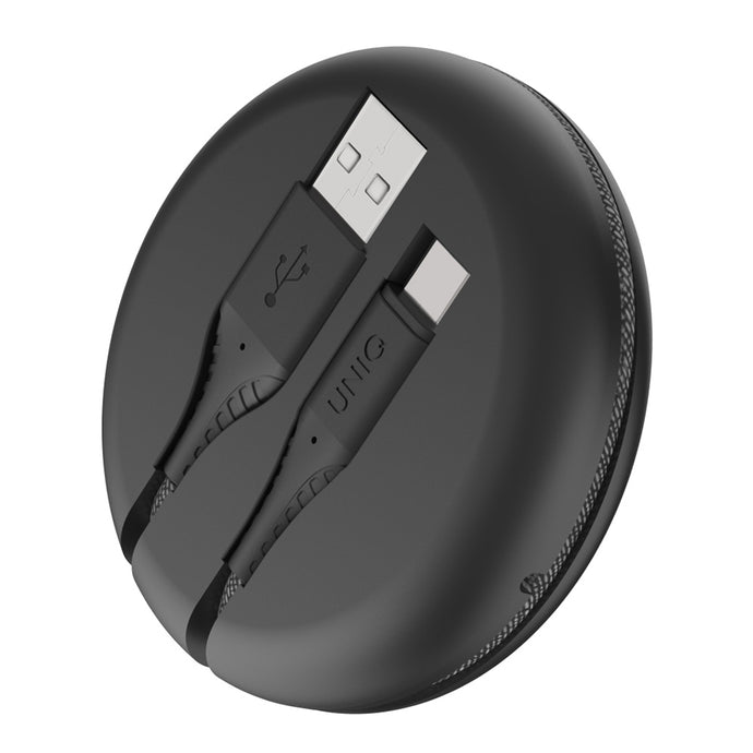 Uniq HALO USB-A to USB-C Cable 1.2m - Midnight Black