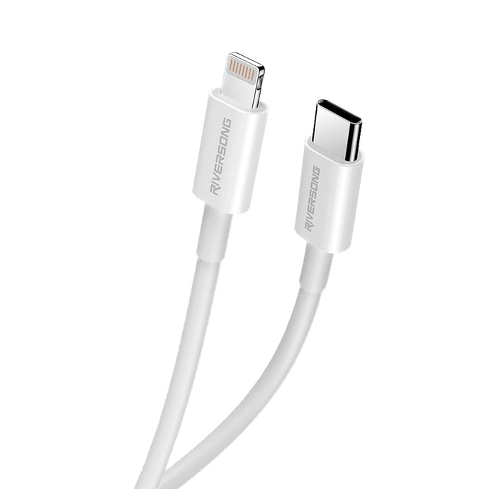 Riversong Lotus 10 27W Data Cable USB-C to Lightning-Gray