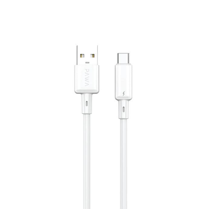 Pawa 3A USB-A To Type-C PVC Cable 1.2M