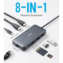 Load image into Gallery viewer, Anker PowerExpand 8-IN-1 USB-C PD 10Gbps Data Hub
