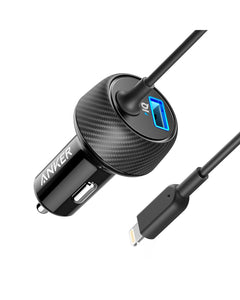 Anker PowerDrive 2 Elite With Lightning Connector (Black)