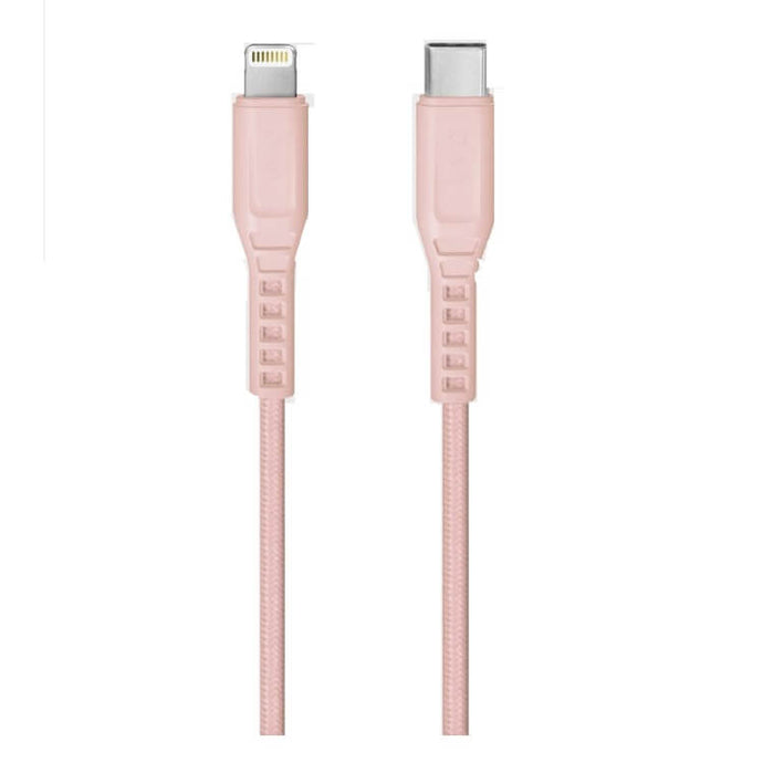 Uniq FLEX 50000X USB-C to Lightning 1.2m - Pink