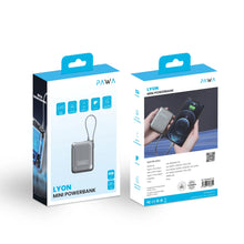 Load image into Gallery viewer, Pawa Lyon Mini Power Bank 10000mAh-Gray
