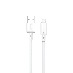Pawa 3A USB-A To Lightning PVC Cable 1.2M