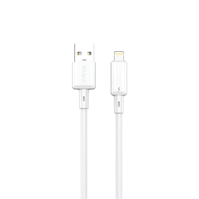 Pawa 3A USB-A To Lightning PVC Cable 1.2M