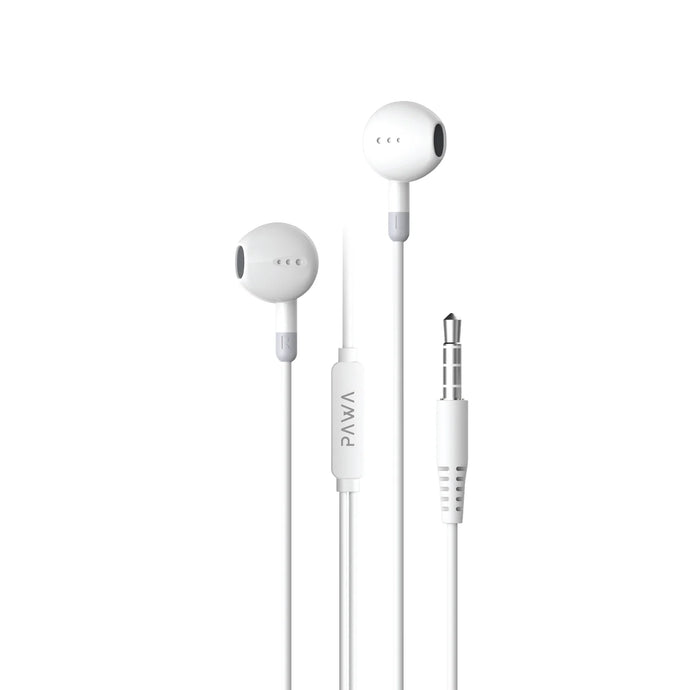 Pawa Chords Lite Edition Stereo Earphone 3.5MM-White