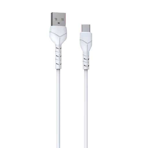 Devia Kintone Cable V2 USB-A to Type-C 1M - White