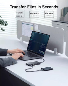 Anker 552 USB-C Hub 9-in-1 4K HDMI
