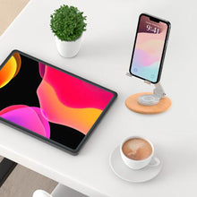 Load image into Gallery viewer, Porodo Rotating Transparent Mobile&Tablet; Stand-White
