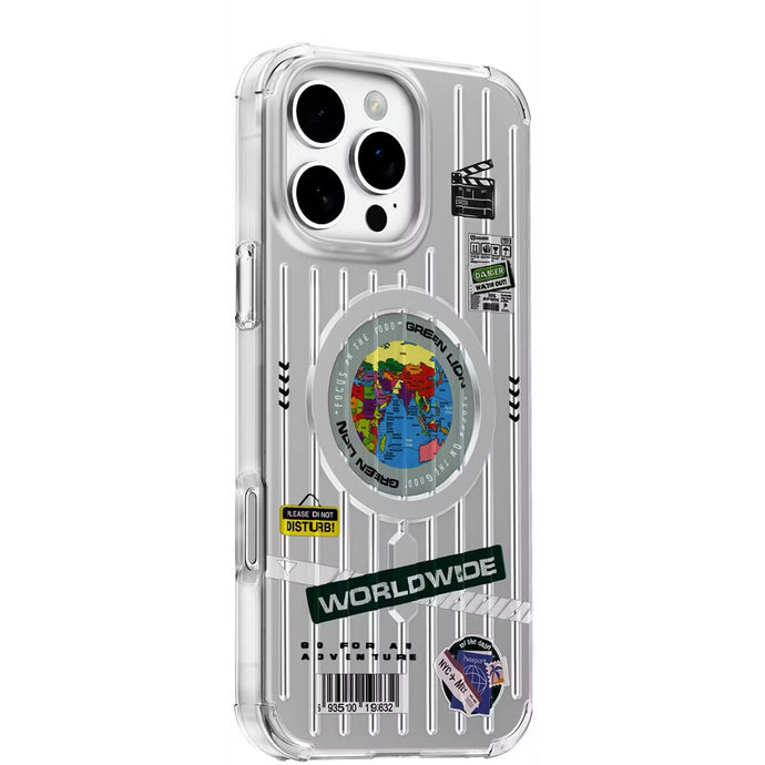 Green Lion Globe Magsafe Case For 16 ProMax